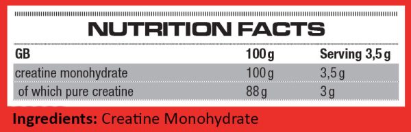 Med Natural 01 176 086 creatine monohydrat 2021 300g facts
