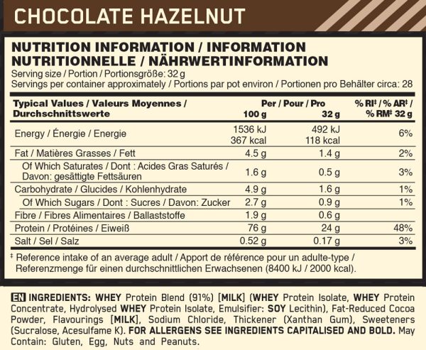 Med Natural 01 067 022 GSW 900g Chocolate Hazelnut 896g facts 1