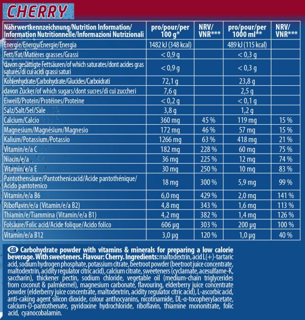 Med Natural 01 001 122 01 Active Mineral Light330g cherry facts