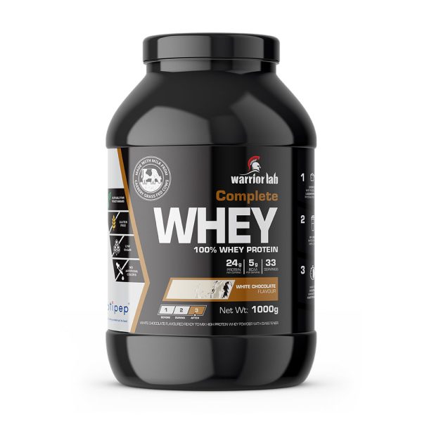 Med Natural 01 136 045 03 Complete Whey 1kg White Chocolate Warriorlab