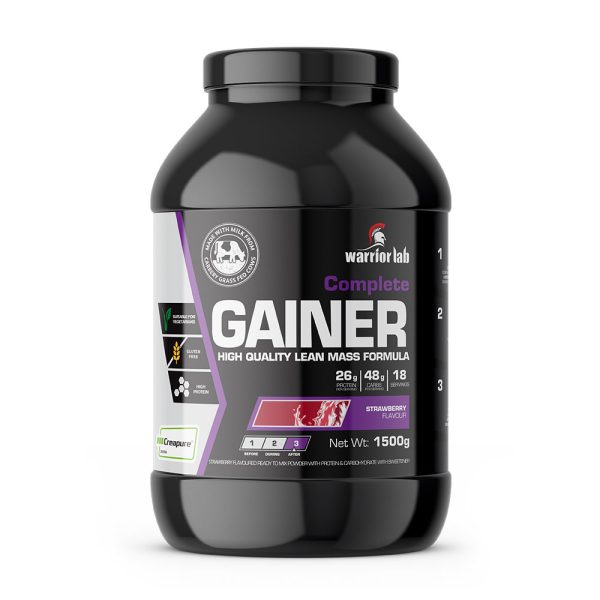 Med Natural 01 136 050 02 complete Gainer 1500g Strawberry Warriorlab